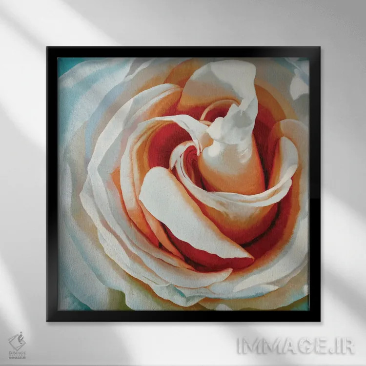 تابلو آغاز II اثر کلویی هدن - نمای قابدار مشکی