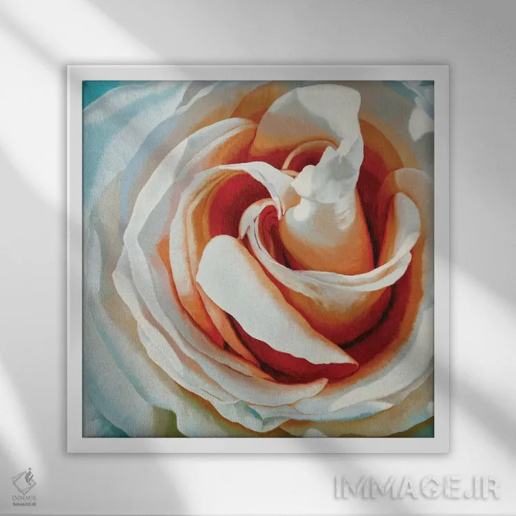 تابلو آغاز II اثر کلویی هدن - نمای قابدار سفید