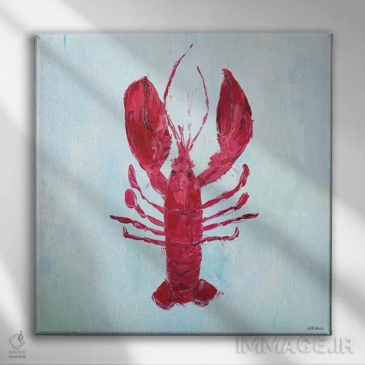 تابلو دوستان چنگالی I اثر آن مری کولیک - نمای روبهرو روی دیوار