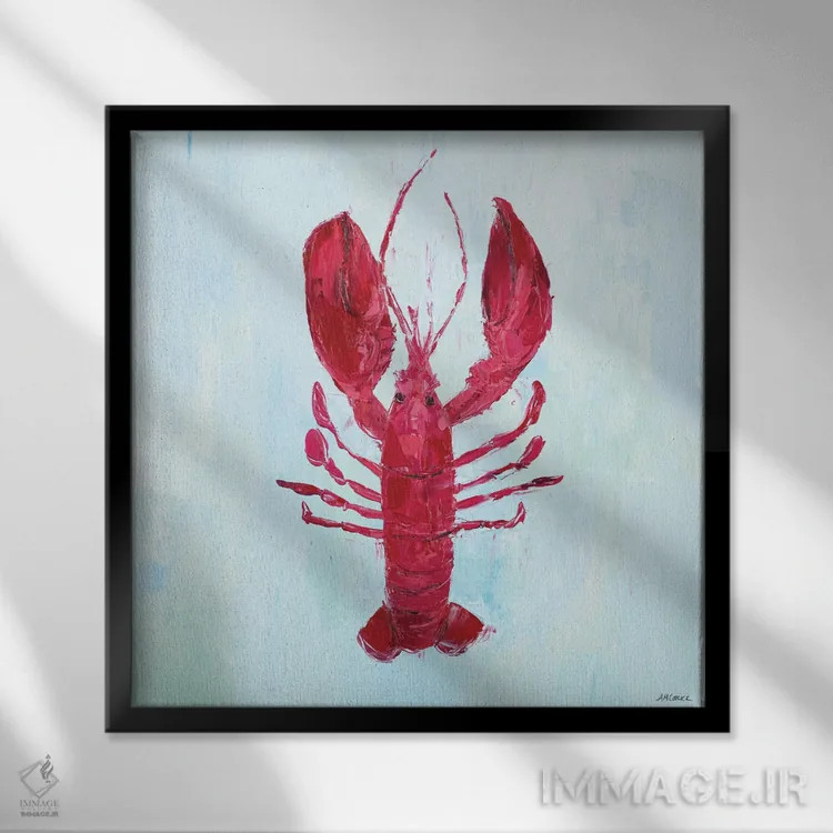 تابلو دوستان چنگالی I اثر آن مری کولیک - نمای قابدار مشکی