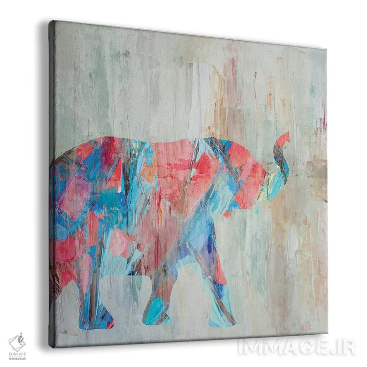 تابلو فیل ریزوم اثر آن مری کولیک - نمای پرسپکتیو محصول