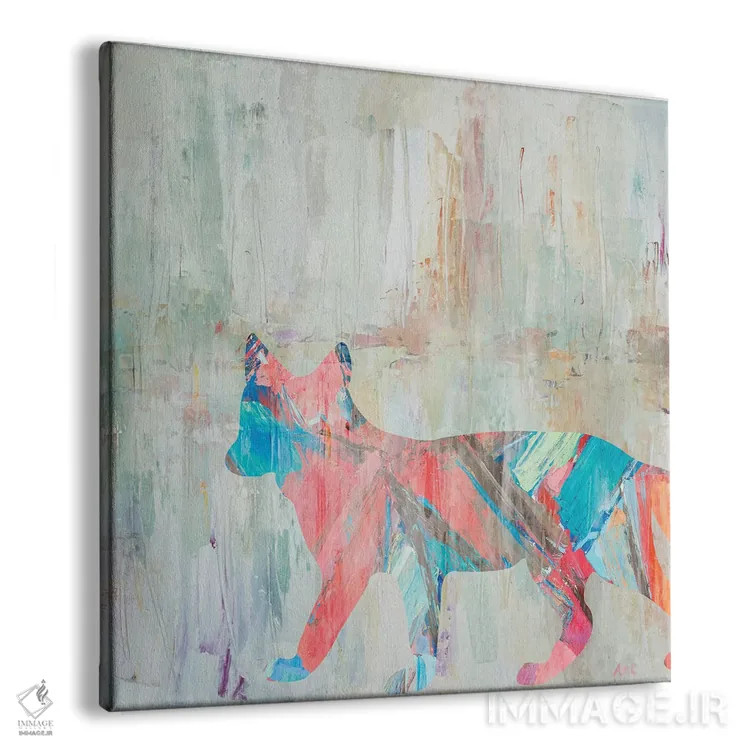 تابلو روباه ریزوم اثر آن مری کولیک - نمای پرسپکتیو محصول