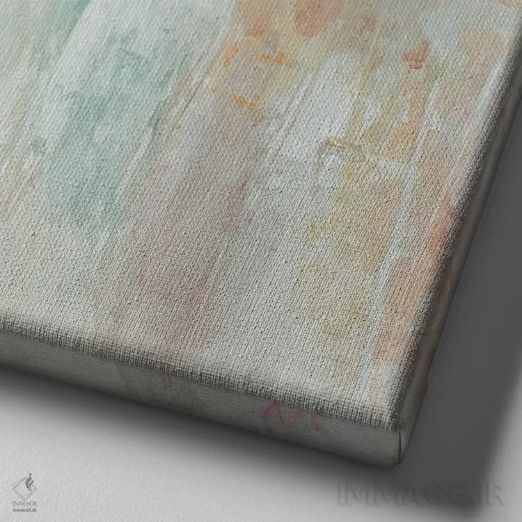 تابلو فیل ریزوم اثر آن مری کولیک - نمای نزدیک بافت بوم