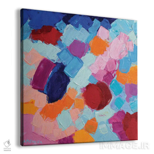 تابلو جشن آمبی شکل گلی II اثر آن مری کولیک - نمای پرسپکتیو محصول