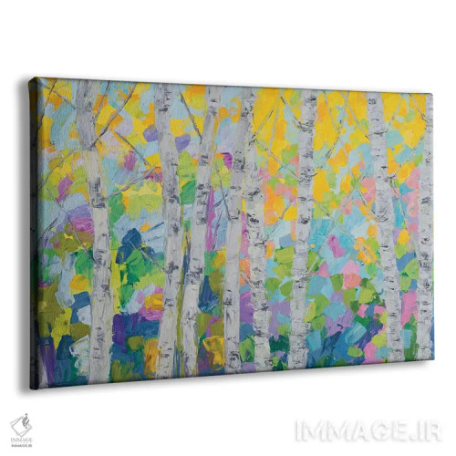 تابلو درخت غان رقصان اثر آن مری کولیک - نمای پرسپکتیو محصول