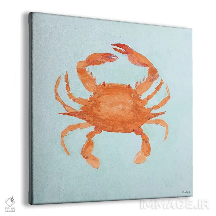 تابلو دوستان چنگ نارنجی II اثر آن مری کولیک - نمای پرسپکتیو محصول