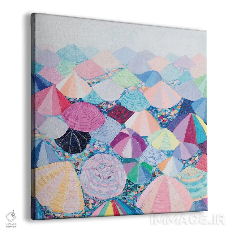 تابلو ملت چترها اثر آن مری کولیک - نمای پرسپکتیو محصول