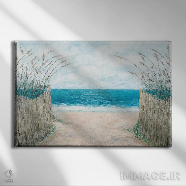 تابلو پیادهرو پل شنی اثر آن مری کولیک - نمای روبهرو روی دیوار