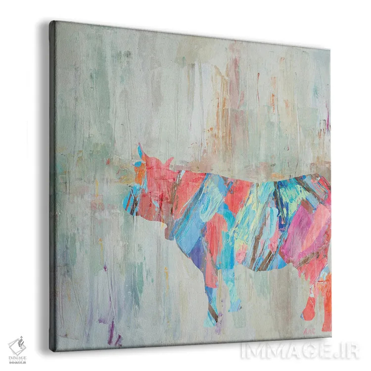 تابلو گاو ریزوم ملایم اثر آن مری کولیک - نمای پرسپکتیو محصول