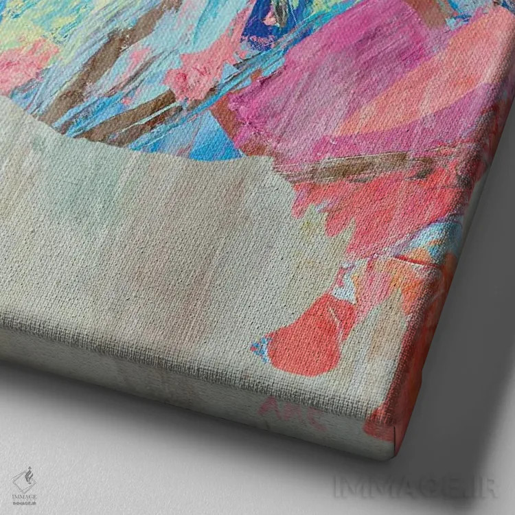 تابلو گاو ریزوم ملایم اثر آن مری کولیک - نمای نزدیک بافت بوم