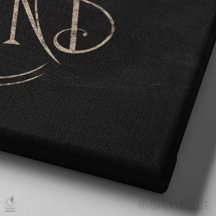 تابلو یادگیری هرگز خسته نمیکند اثر فایو بای فایو کالکتیو - نمای نزدیک بافت بوم