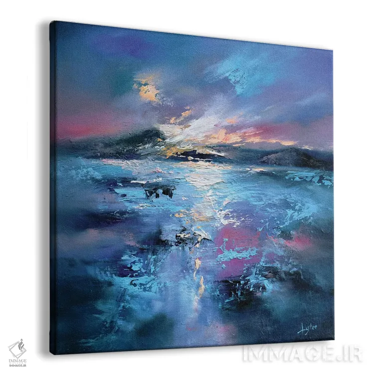 تابلو فرارسیدن شب اثر کریستوفر لیتر - نمای پرسپکتیو محصول