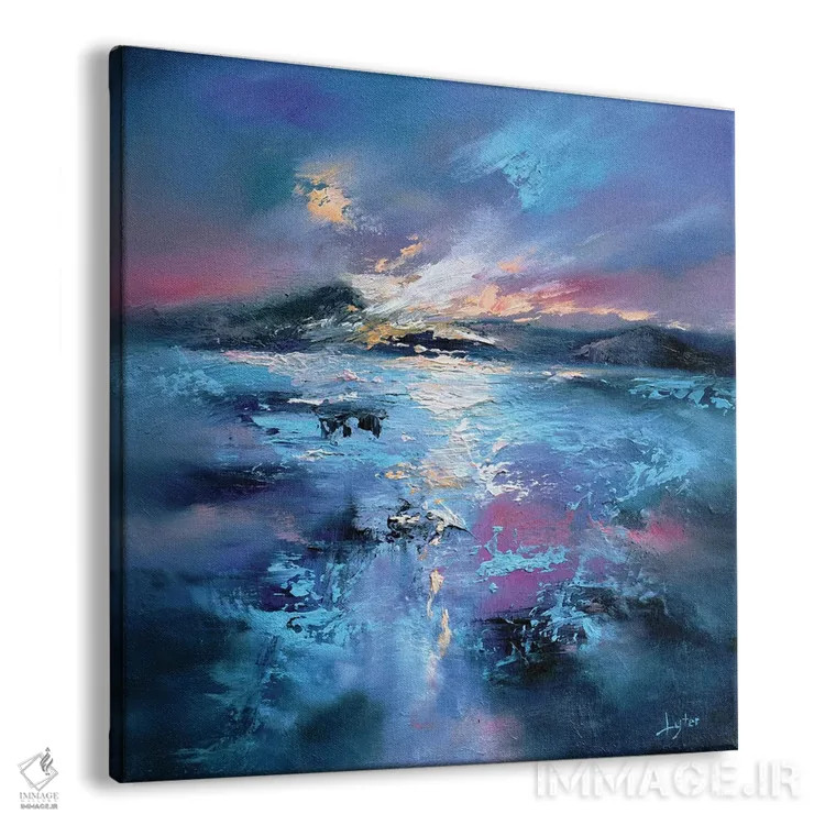 تابلو فرارسیدن شب اثر کریستوفر لیتر - نمای پرسپکتیو محصول