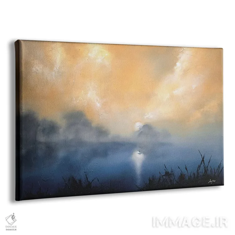 تابلو آرام و بیصدا اثر کریستوفر لیتر - نمای پرسپکتیو محصول