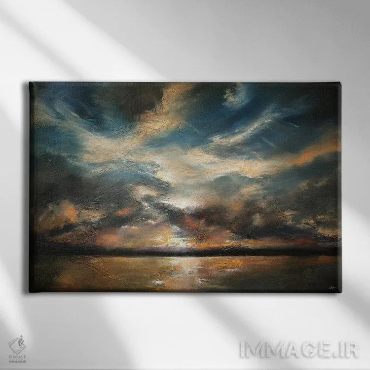 تابلو هر آنچه زیباست از میان میرود اثر کریستوفر لیتر - نمای روبهرو روی دیوار