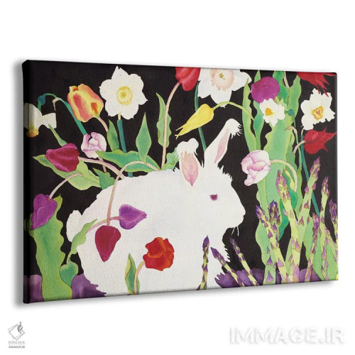 تابلو فیبی با مارچوبه اثر کاریسا لومینس - نمای پرسپکتیو محصول