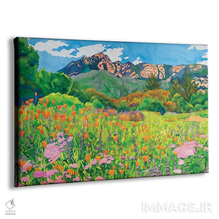 تابلو باغ گیاهشناسی سانتا باربارا (کالیفرنیا) اثر کاریسا لومینس - نمای پرسپکتیو محصول