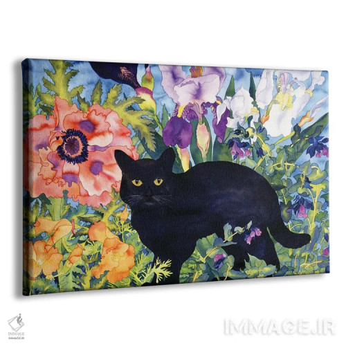 تابلو جادوی گربهٔ سیاه اثر کاریسا لومینس - نمای پرسپکتیو محصول