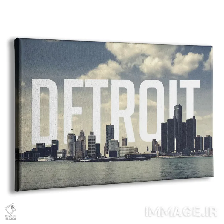 تابلو دیترویت اثر فایو بای فایو کالکتیو - نمای پرسپکتیو محصول