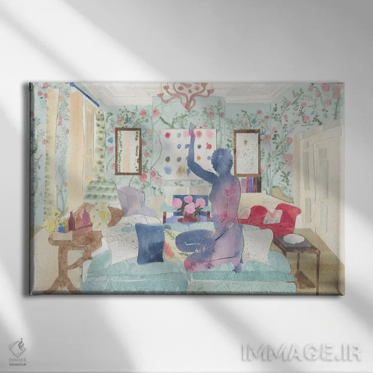 تابلو اتاق مری اثر کلر ویلسون - نمای روبهرو روی دیوار