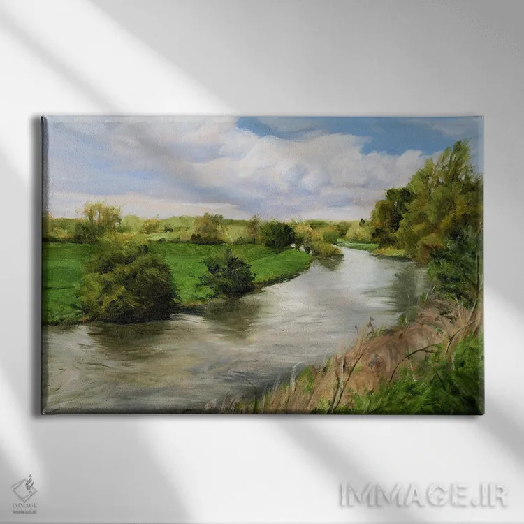 تابلو میل به قدمزدن اثر کولمن سنکال - نمای روبهرو روی دیوار