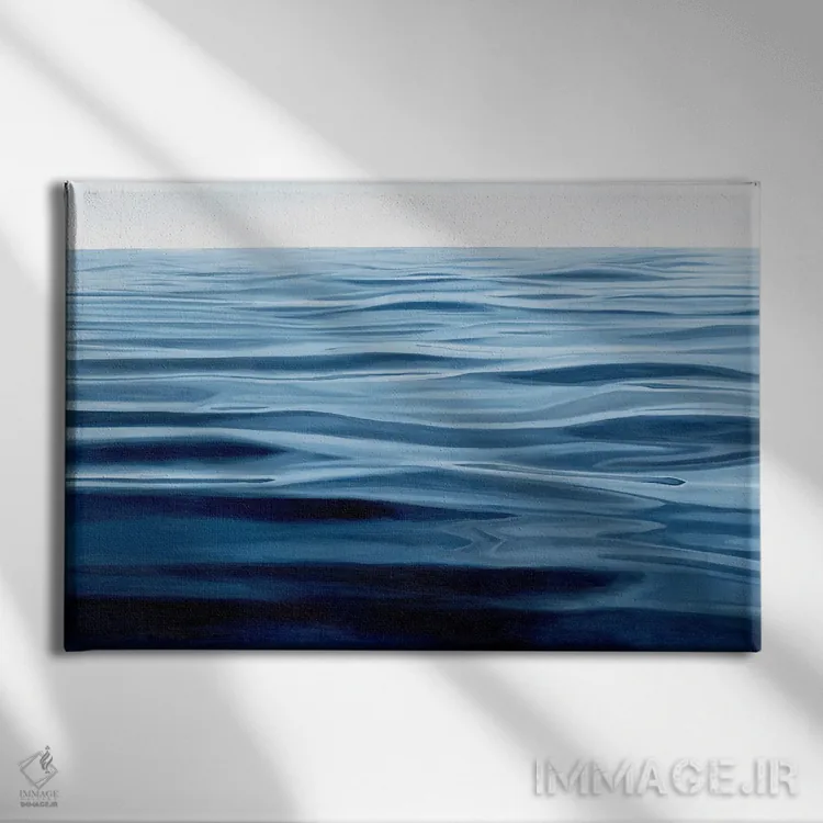 تابلو لبهها را نرم کن اثر کولمن سنکال - نمای روبهرو روی دیوار