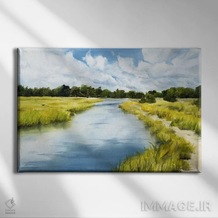 تابلو نقطهٔ Pleasure House (مکانی در ویرجینیا بیچ) اثر کولمن سنکال - نمای روبهرو روی دیوار