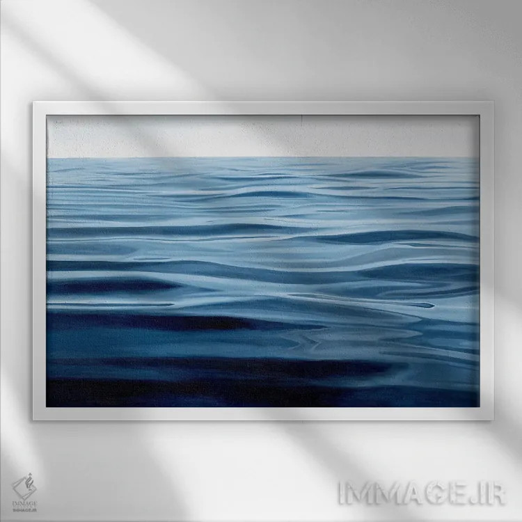 تابلو لبهها را نرم کن اثر کولمن سنکال - نمای قابدار سفید