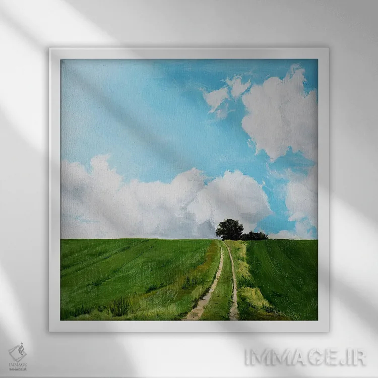 تابلو بیشتر هم هست اثر کولمن سنکال - نمای قابدار سفید