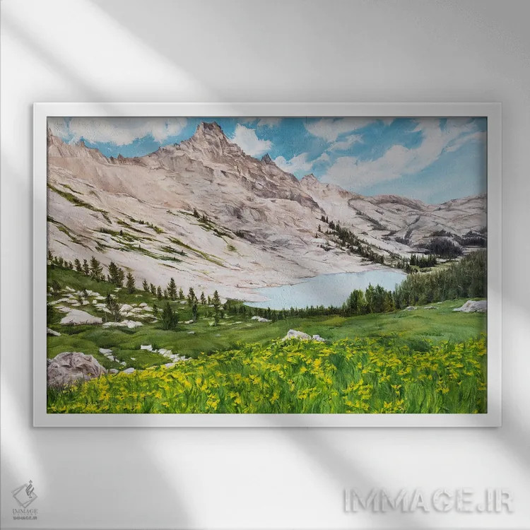 تابلو تا همه آزاد شوند اثر کولمن سنکال - نمای قابدار سفید