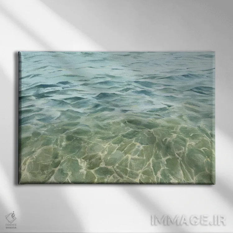 تابلو زمینگیر / ریشهدار اثر کولمن سنکال - نمای روبهرو روی دیوار