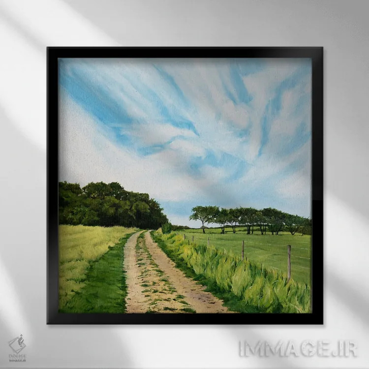 تابلو بازگشت به خانه اثر کولمن سنکال - نمای قابدار مشکی