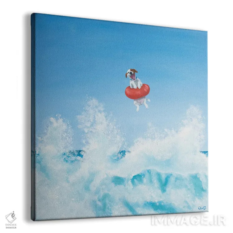 تابلو بازی در موج ۳ اثر کارول لوز - نمای پرسپکتیو محصول