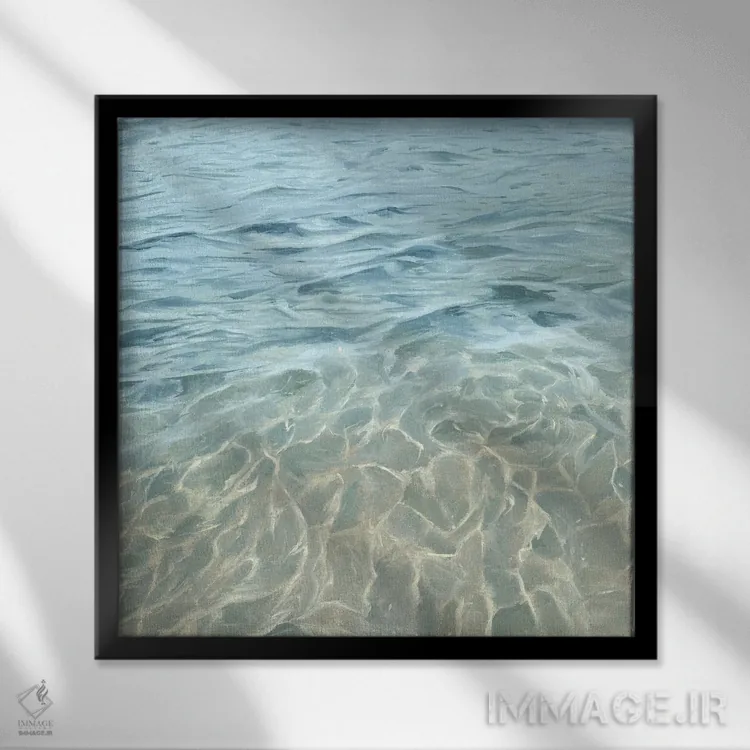 تابلو ذهنم را پاک کن اثر کولمن سنکال - نمای قابدار مشکی