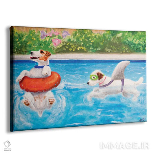 تابلو جودی و الروی اثر کارول لوز - نمای پرسپکتیو محصول