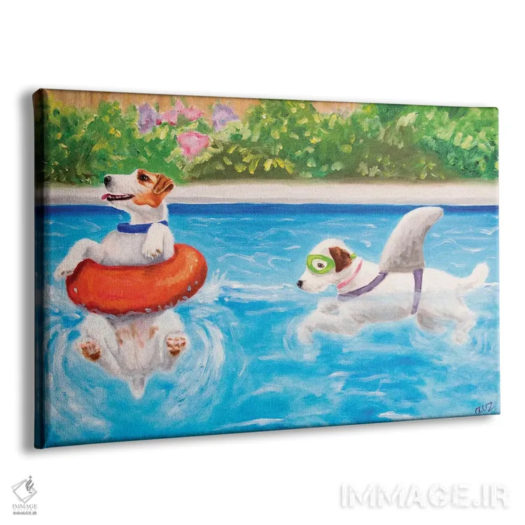 تابلو جودی و الروی اثر کارول لوز - نمای پرسپکتیو محصول