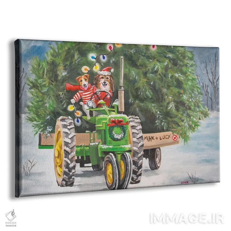 تابلو مزرعهٔ درخت مکس و لوسی اثر کارول لوز - نمای پرسپکتیو محصول