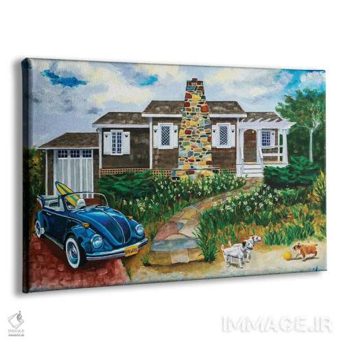 تابلو آشنایی با همسایهها اثر کارول لوز - نمای پرسپکتیو محصول