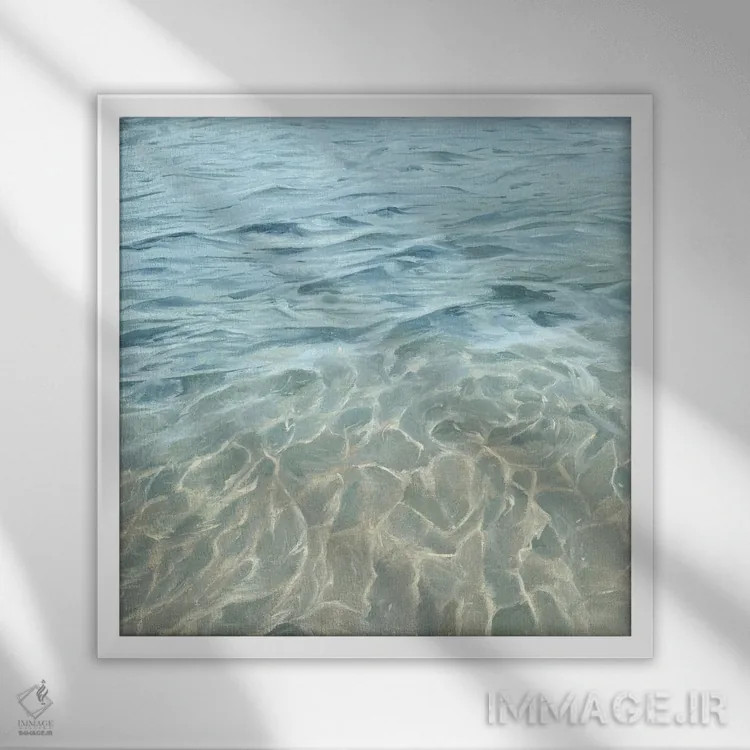 تابلو ذهنم را پاک کن اثر کولمن سنکال - نمای قابدار سفید