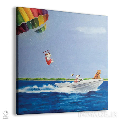 تابلو پاراسیلینگ (ورزش هوایی) اثر کارول لوز - نمای پرسپکتیو محصول