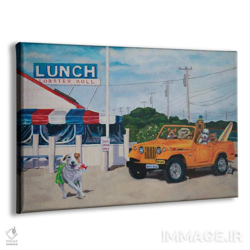 تابلو ناهار اثر کارول لوز - نمای پرسپکتیو محصول