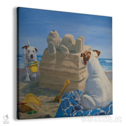 تابلو یک روز در ساحل اثر کارول لوز - نمای پرسپکتیو محصول