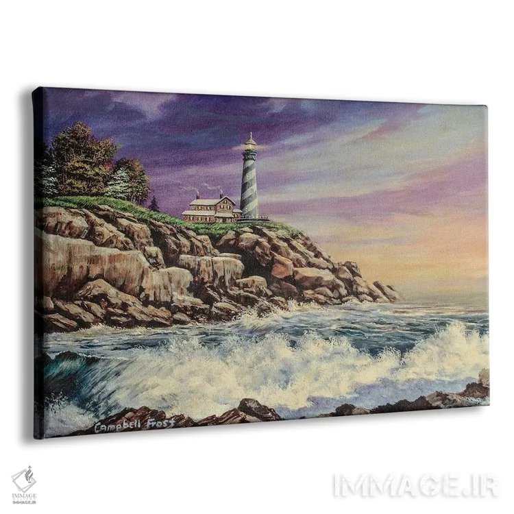 تابلو طوفان نزدیکشونده اثر کمبل فراست - نمای پرسپکتیو محصول