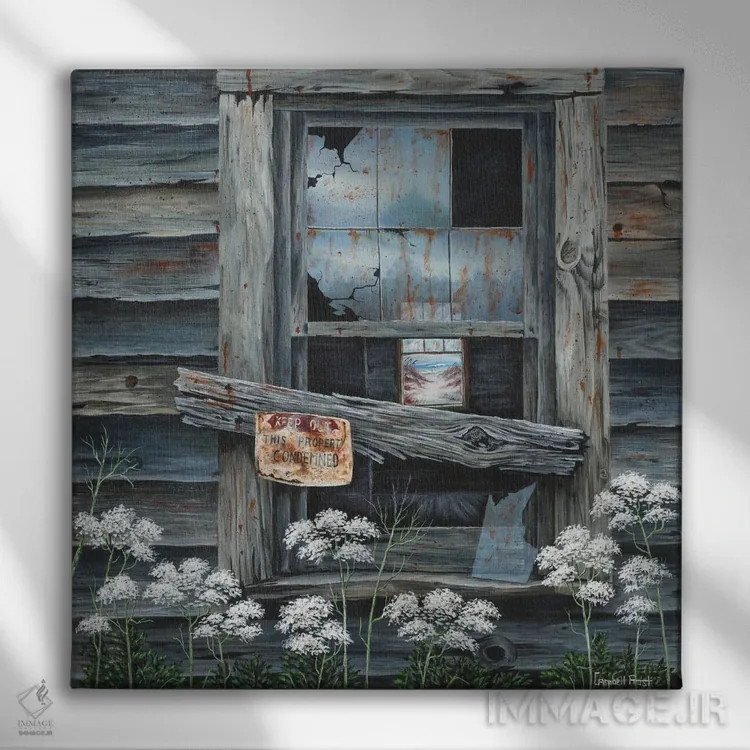 تابلو محکوم شده اثر کمبل فراست - نمای روبهرو روی دیوار