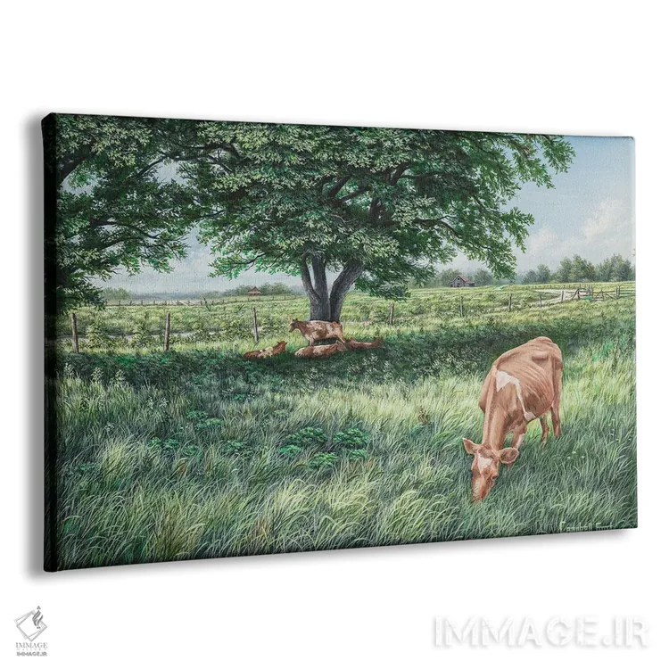 تابلو چریدن اثر کمبل فراست - نمای پرسپکتیو محصول