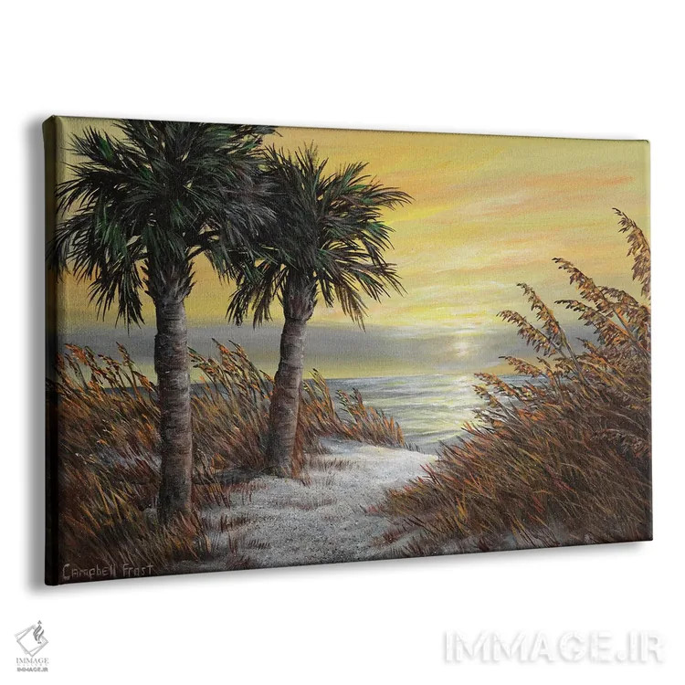 تابلو سپیدهدم کارولینا اثر کمبل فراست - نمای پرسپکتیو محصول