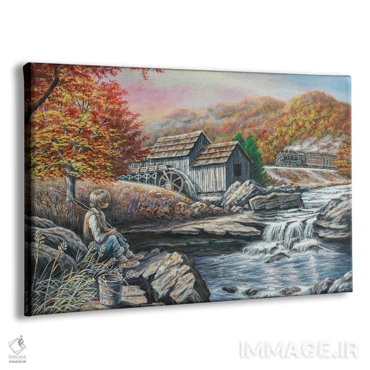 تابلو رویابین پاییزی اثر کمبل فراست - نمای پرسپکتیو محصول