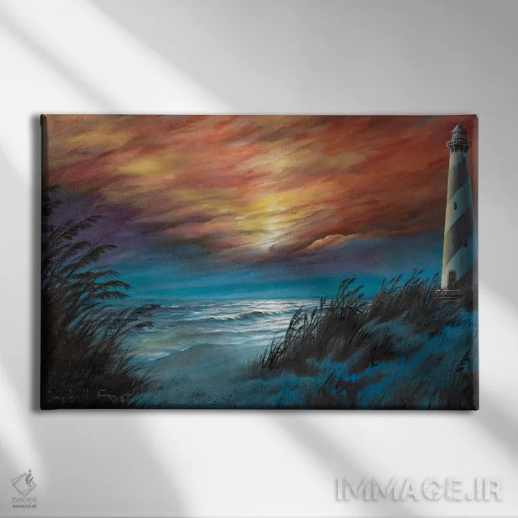 تابلو نخستین پرتو اثر کمبل فراست - نمای روبهرو روی دیوار