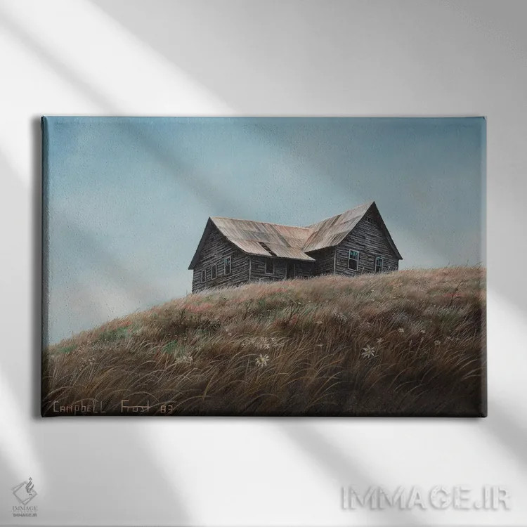 تابلو نمای تپهسر اثر کمبل فراست - نمای روبهرو روی دیوار