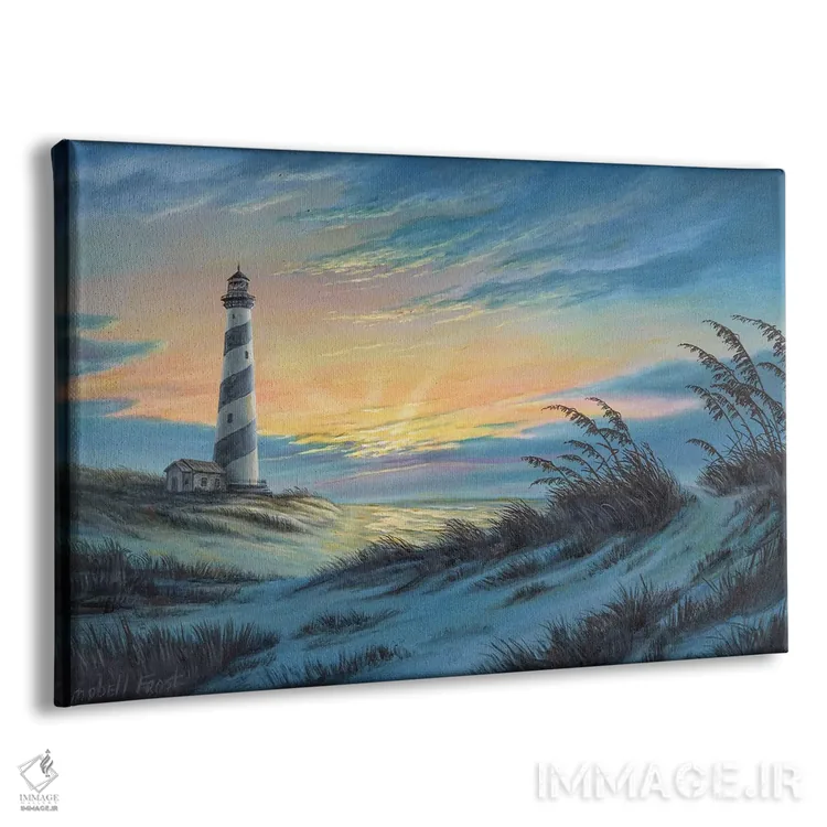 تابلو نور صبحگاهی اثر کمبل فراست - نمای پرسپکتیو محصول